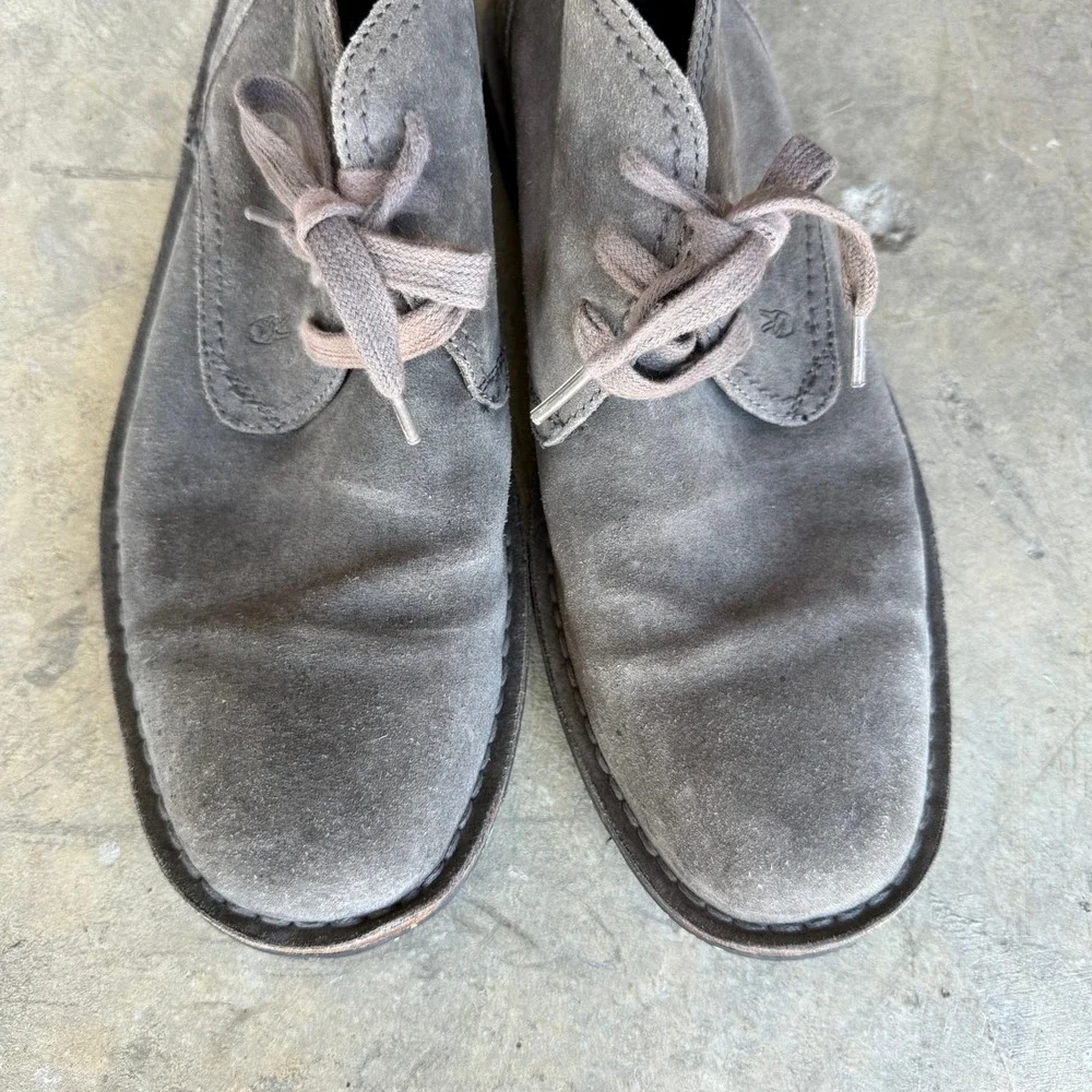 John Varvatos USA Mens Grey Suede Hipster Chukka Boots F505K4B Size 10M